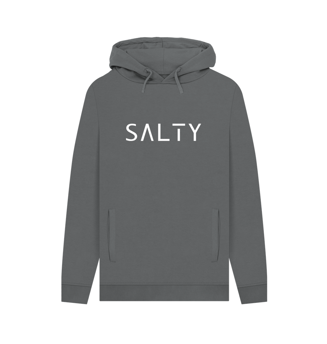 Slate Grey Printed Hoody Front