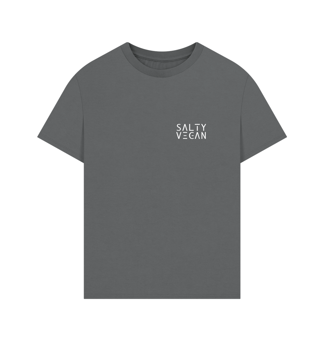 Slate Grey Printed T-shirt Front