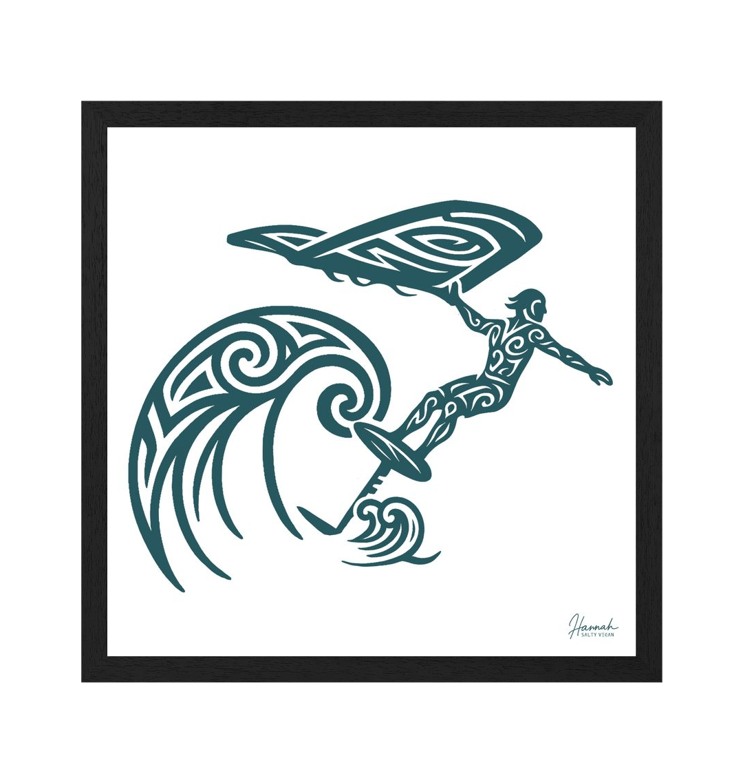 Black Frame Canvas Print Front