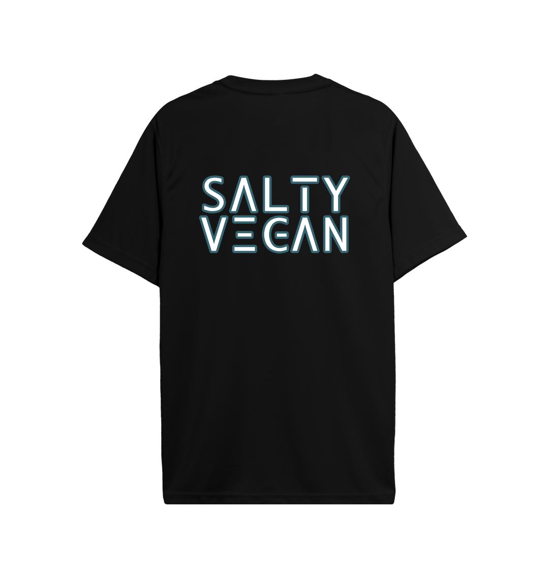 Jet Black Printed T-shirt Back