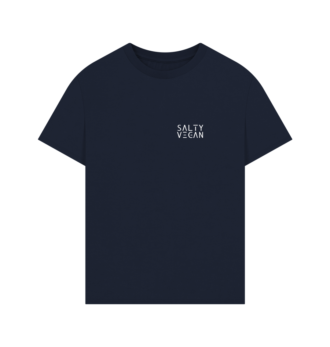 Navy Printed T-shirt Front
