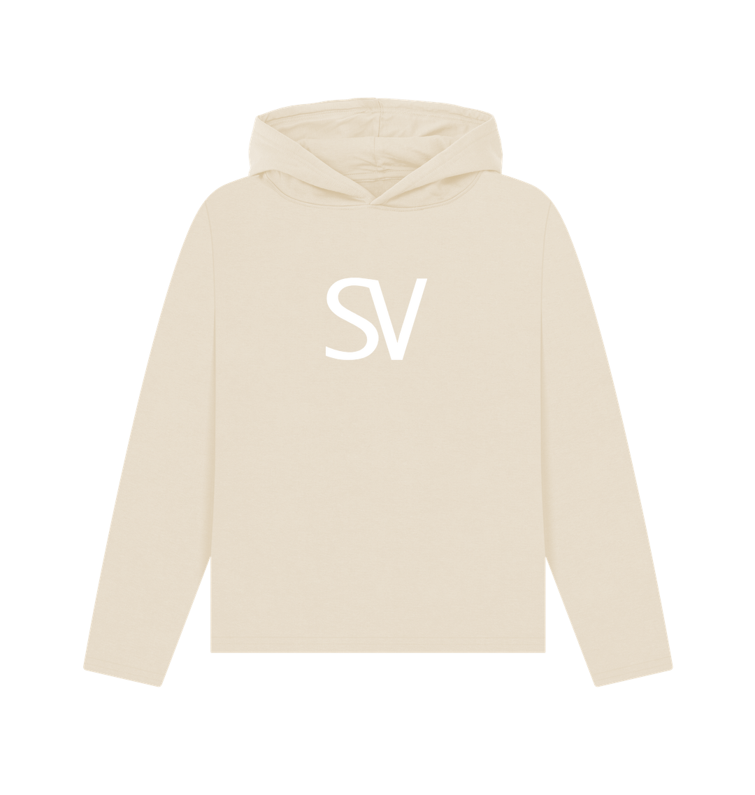 Oat Printed Hoody Front