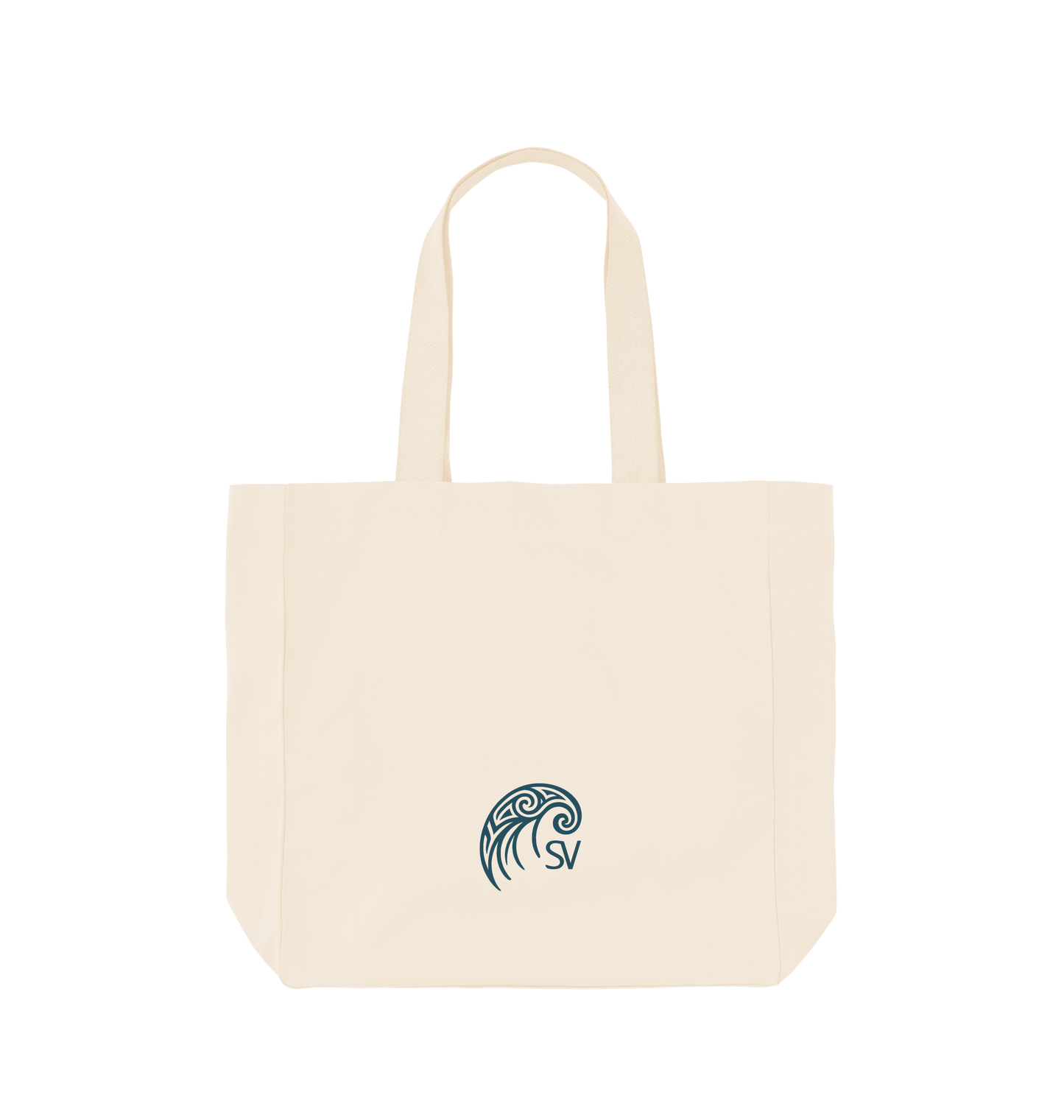 Natural Printed Bag Back