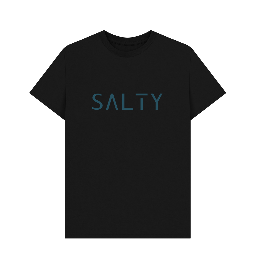 Black Printed T-shirt Front