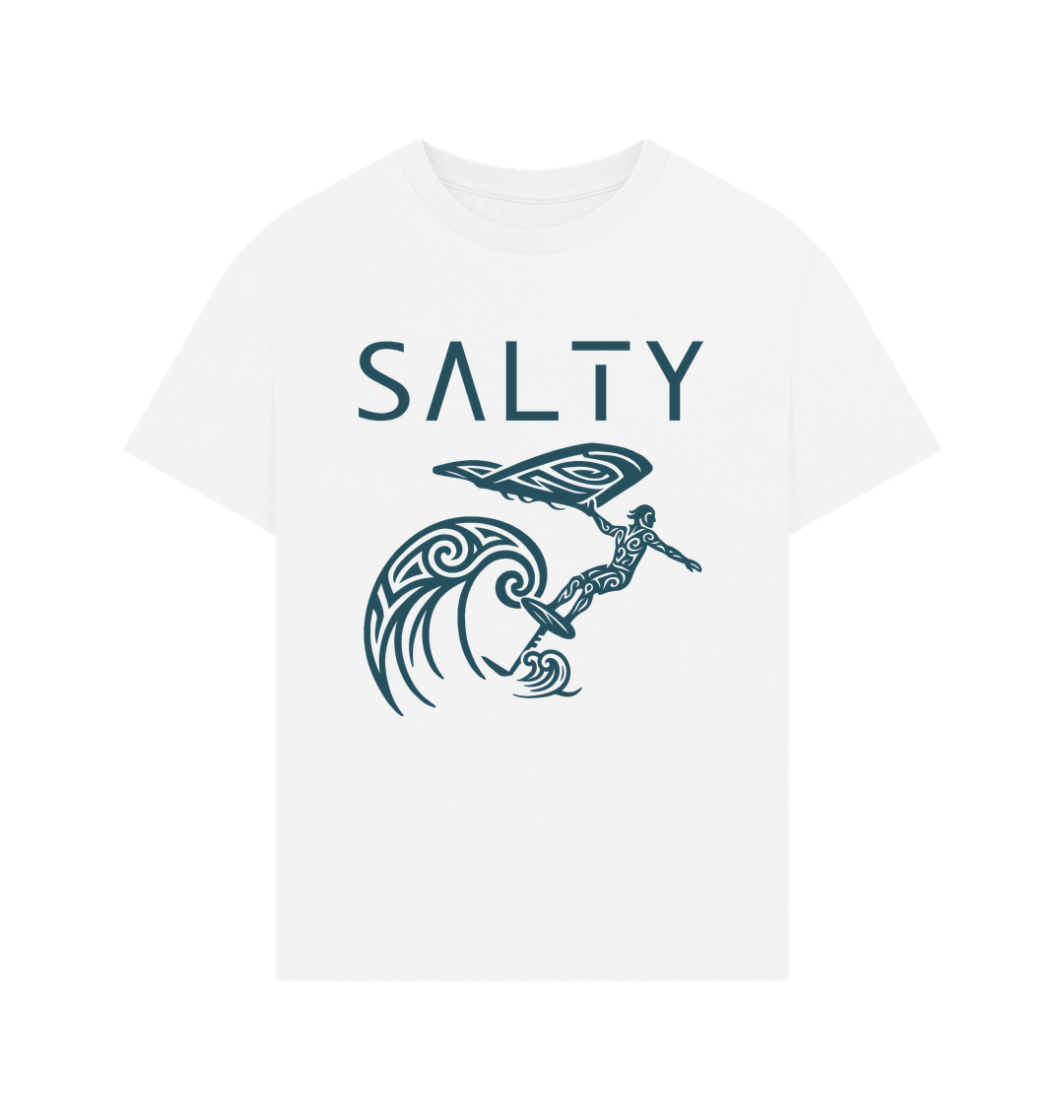 White Printed T-shirt Front