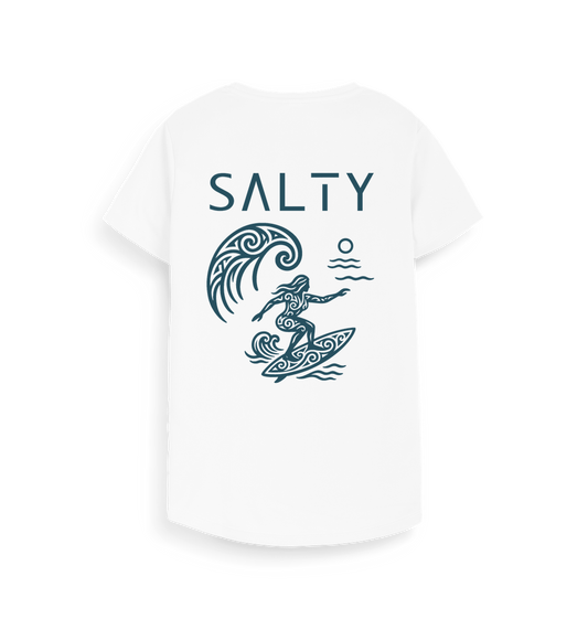 Arctic White Printed T-shirt Back