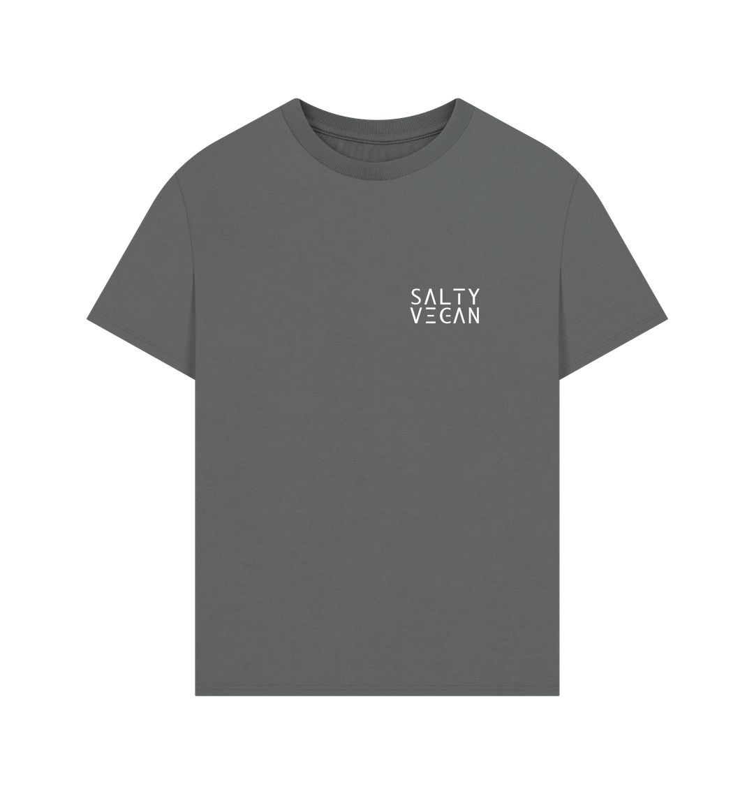 Slate Grey Printed T-shirt Front