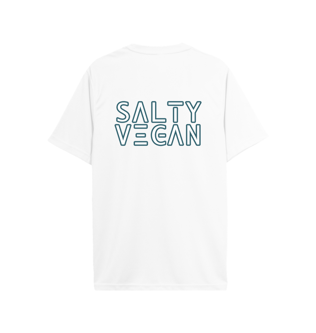 Arctic White Printed T-shirt Back