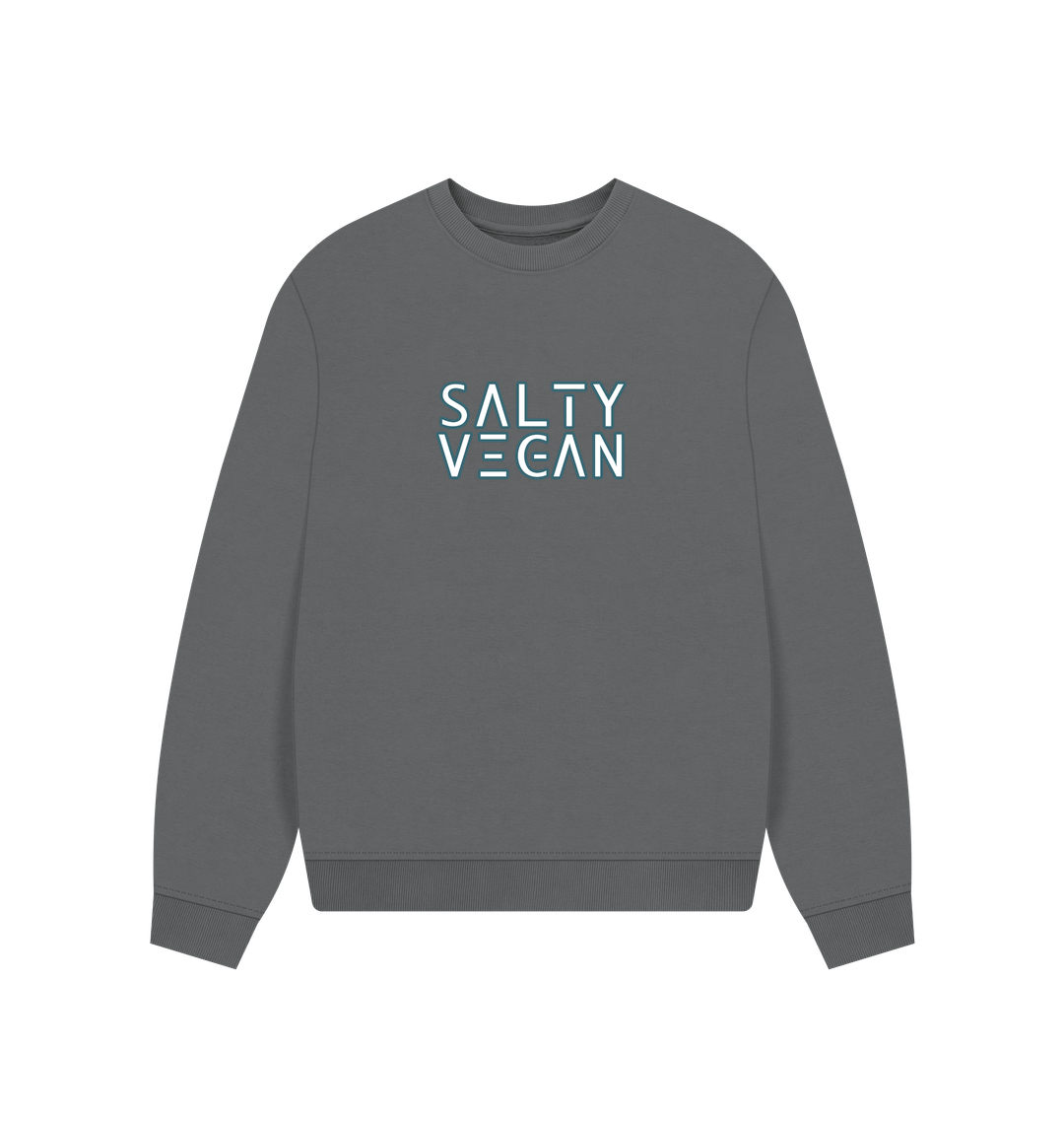 Slate Grey Printed Sweater Front