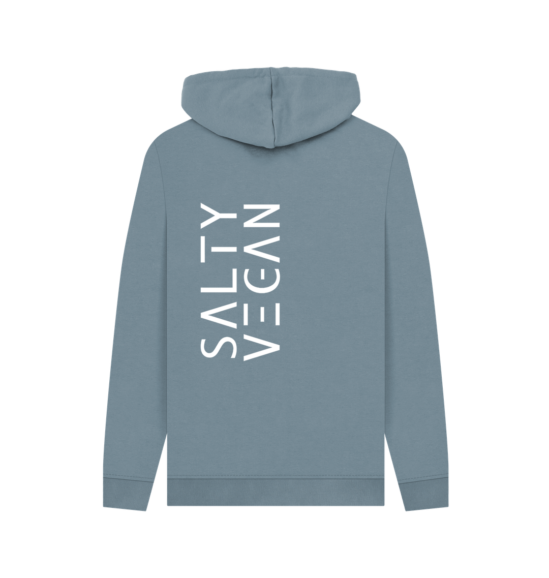 Stone Blue Printed Hoody Back