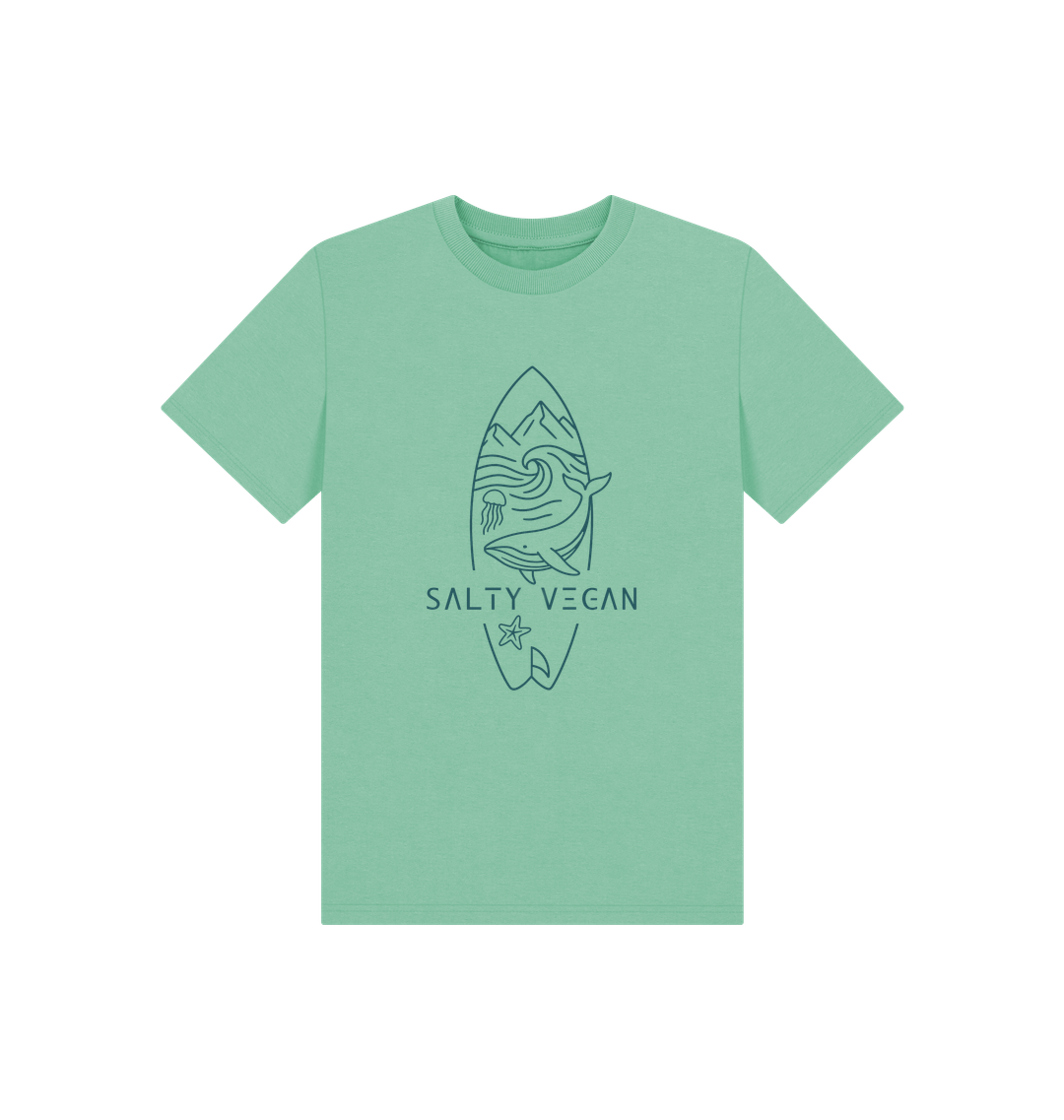 Peppermint Printed Kids T-Shirt Front