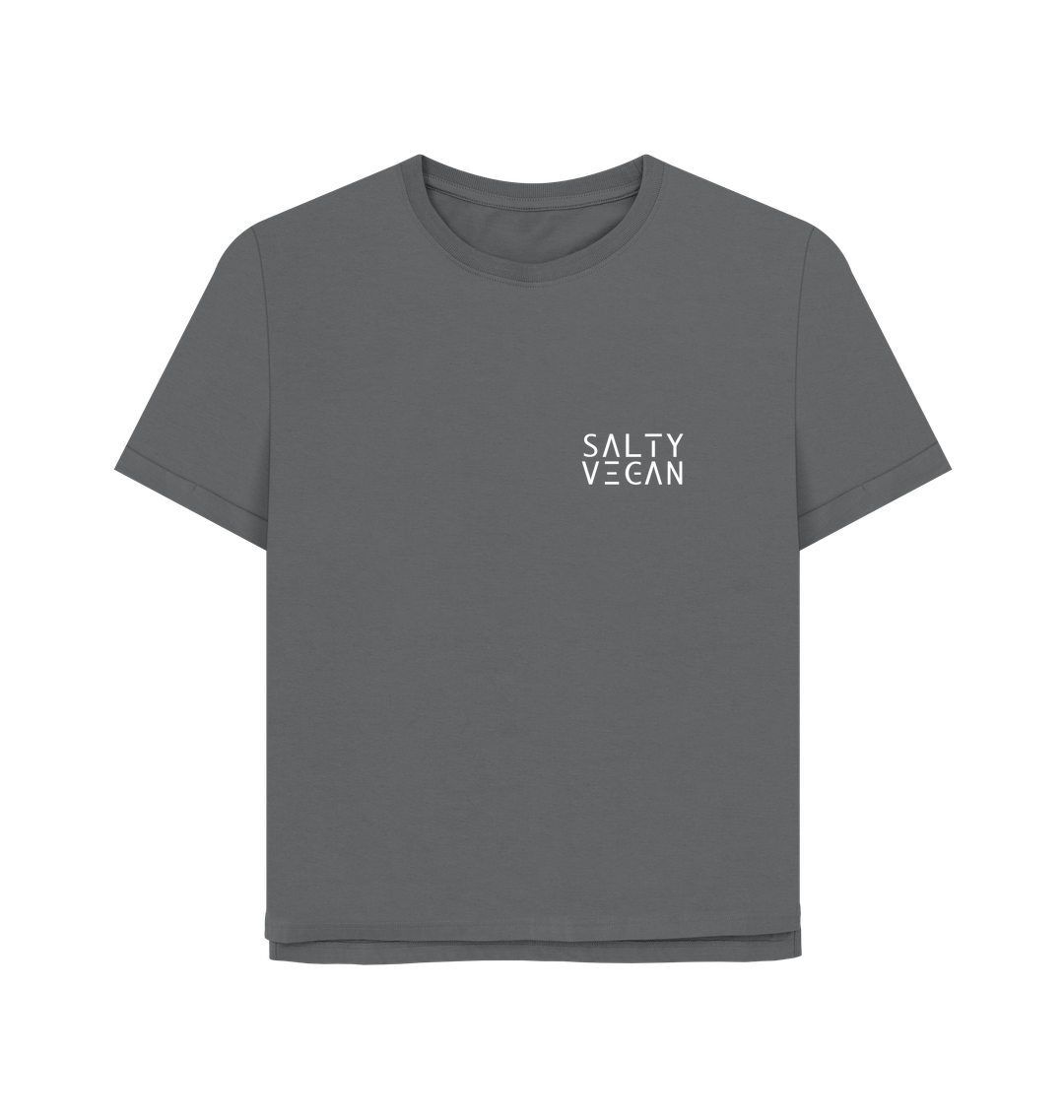 Slate Grey Printed T-shirt Front