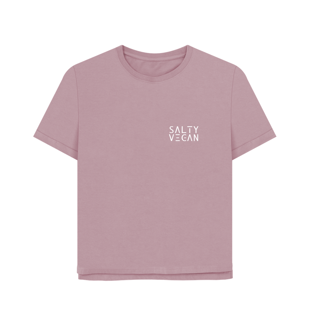 Mauve Printed T-shirt Front