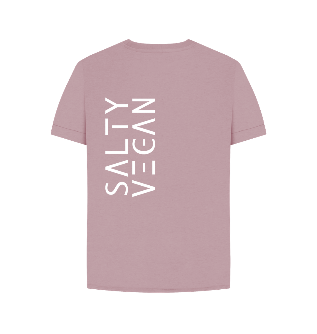 Mauve Printed T-shirt Back