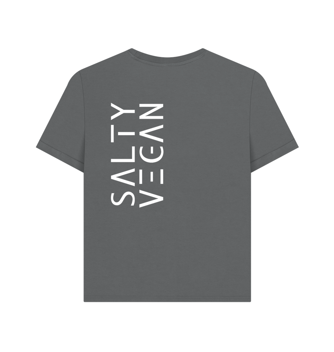 Slate Grey Printed T-shirt Back
