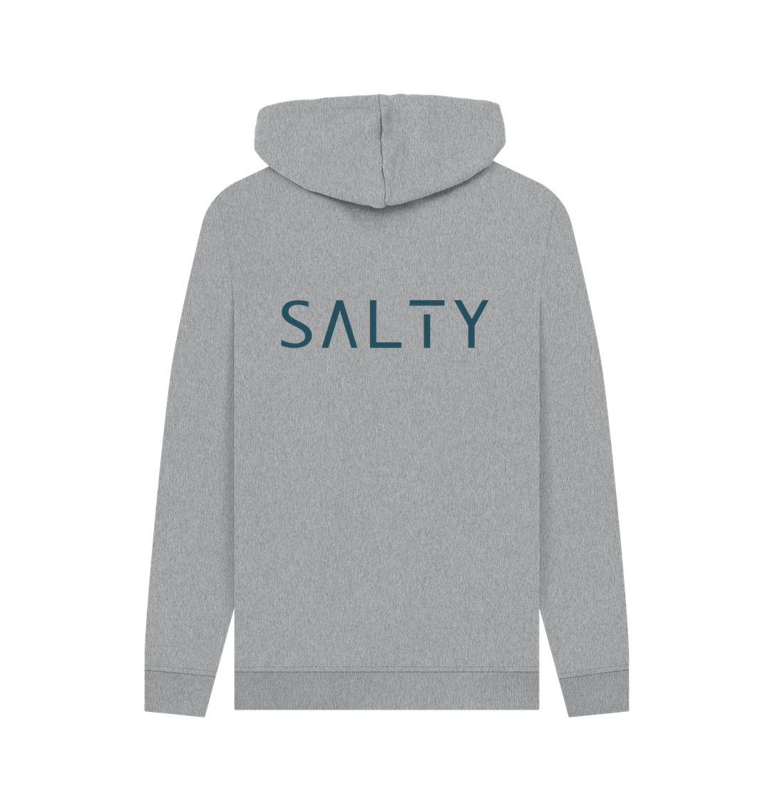 Light Heather Printed Hoody Back