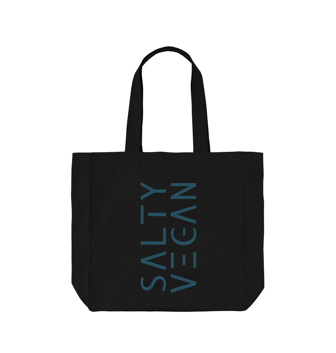 Black Printed Bag Back