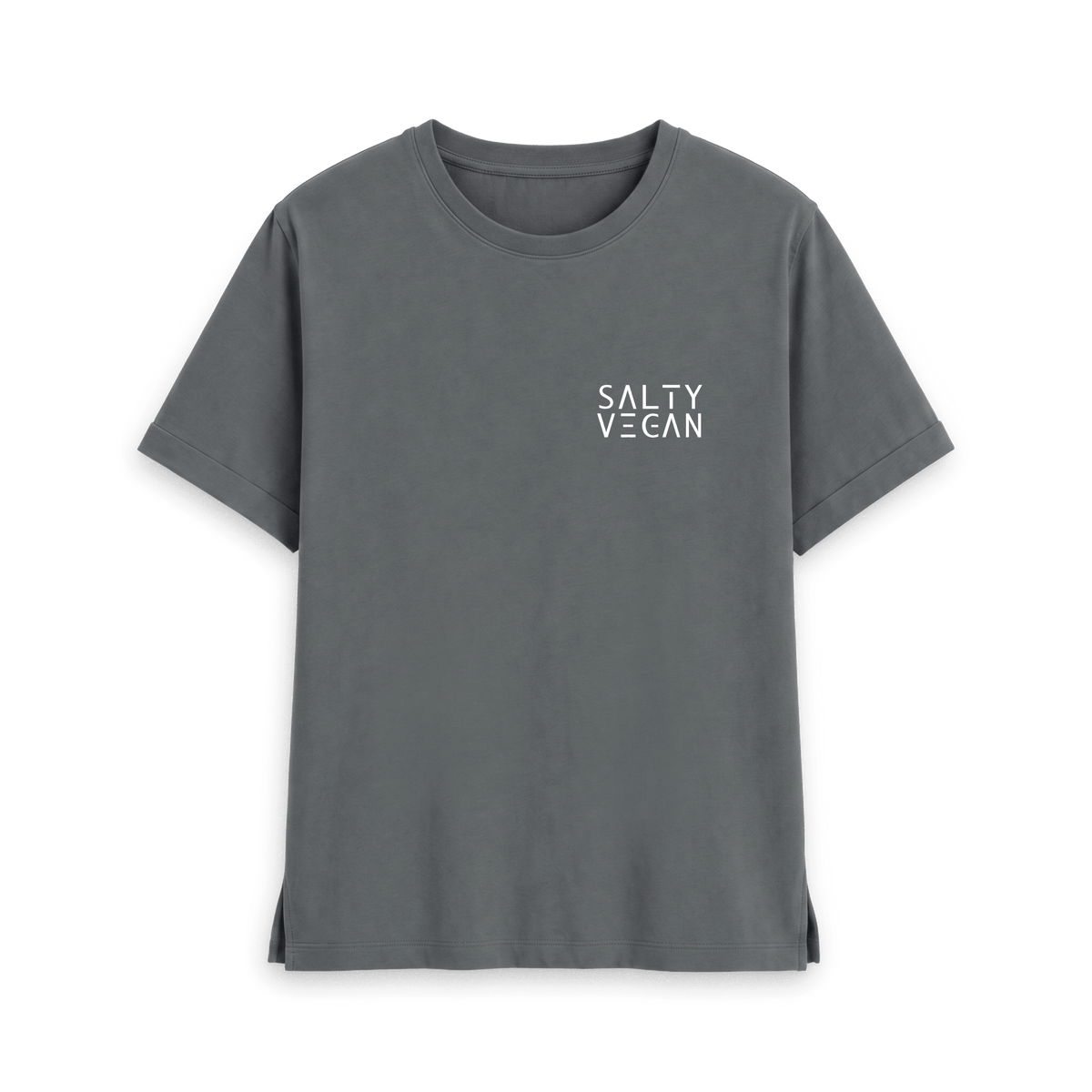 Slate Grey Printed T-shirt Front