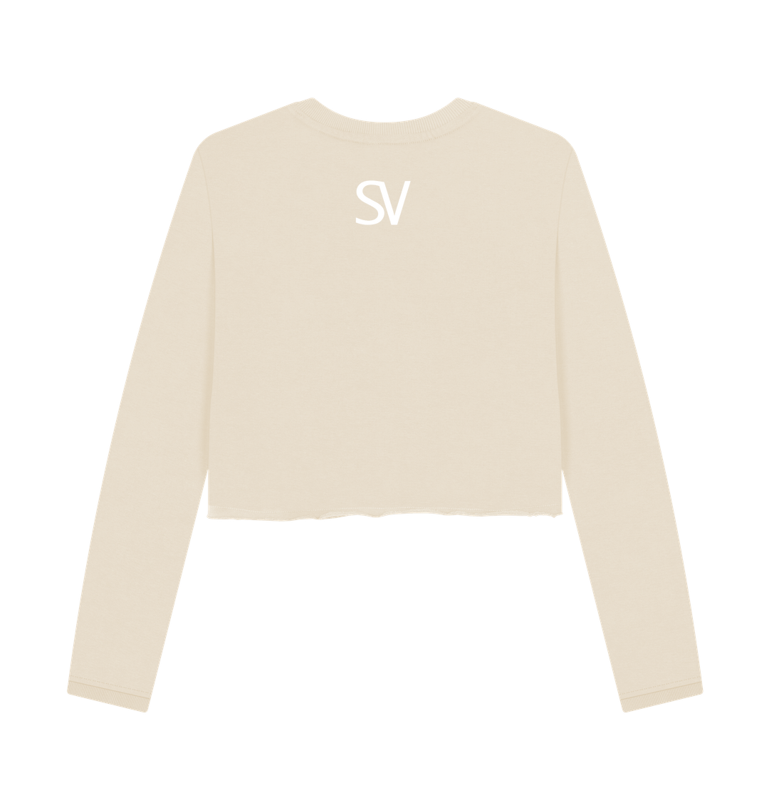 Oat Printed Boxy Jumpers Back