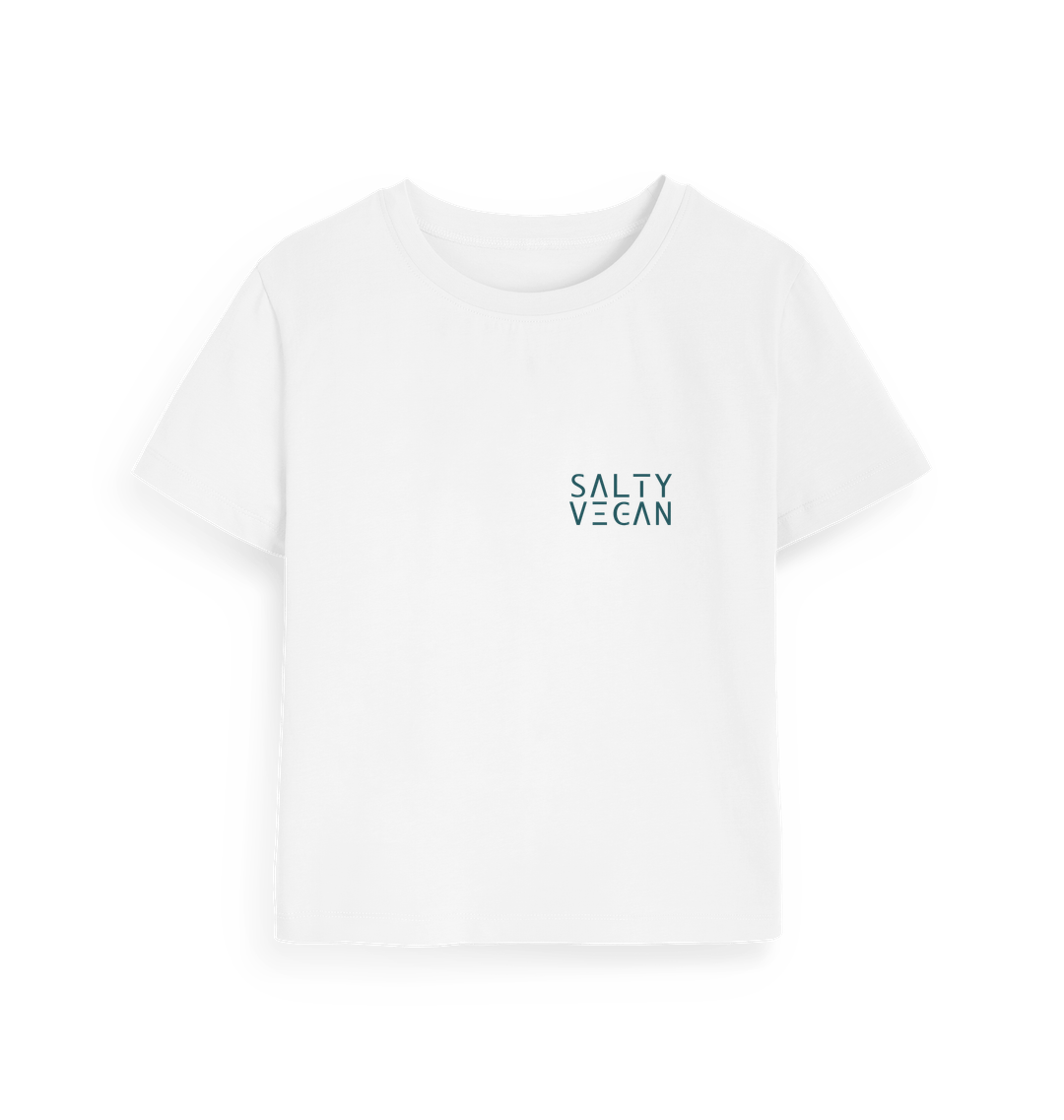 White Printed T-shirt Front