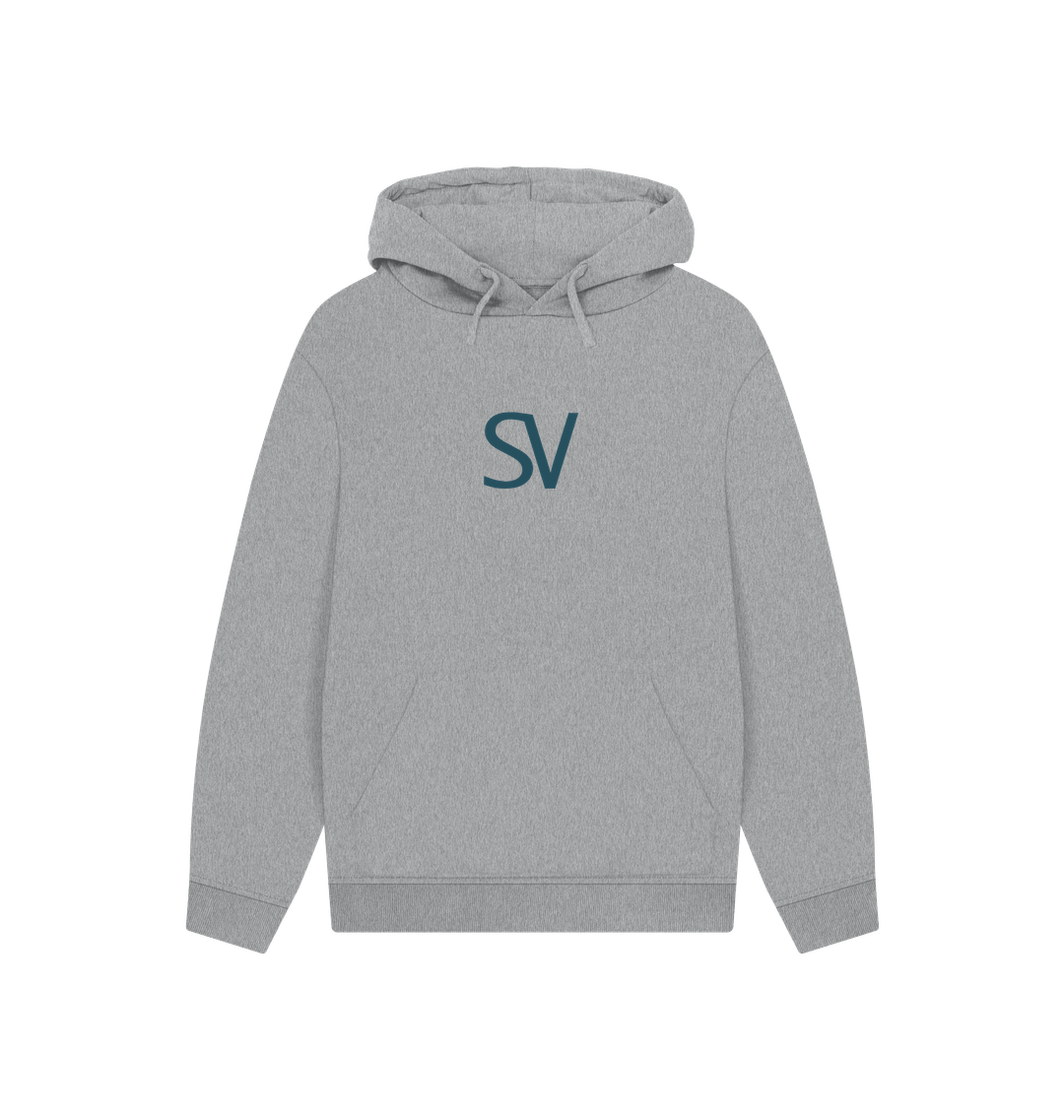 Athletic Grey Printed Hoody Front