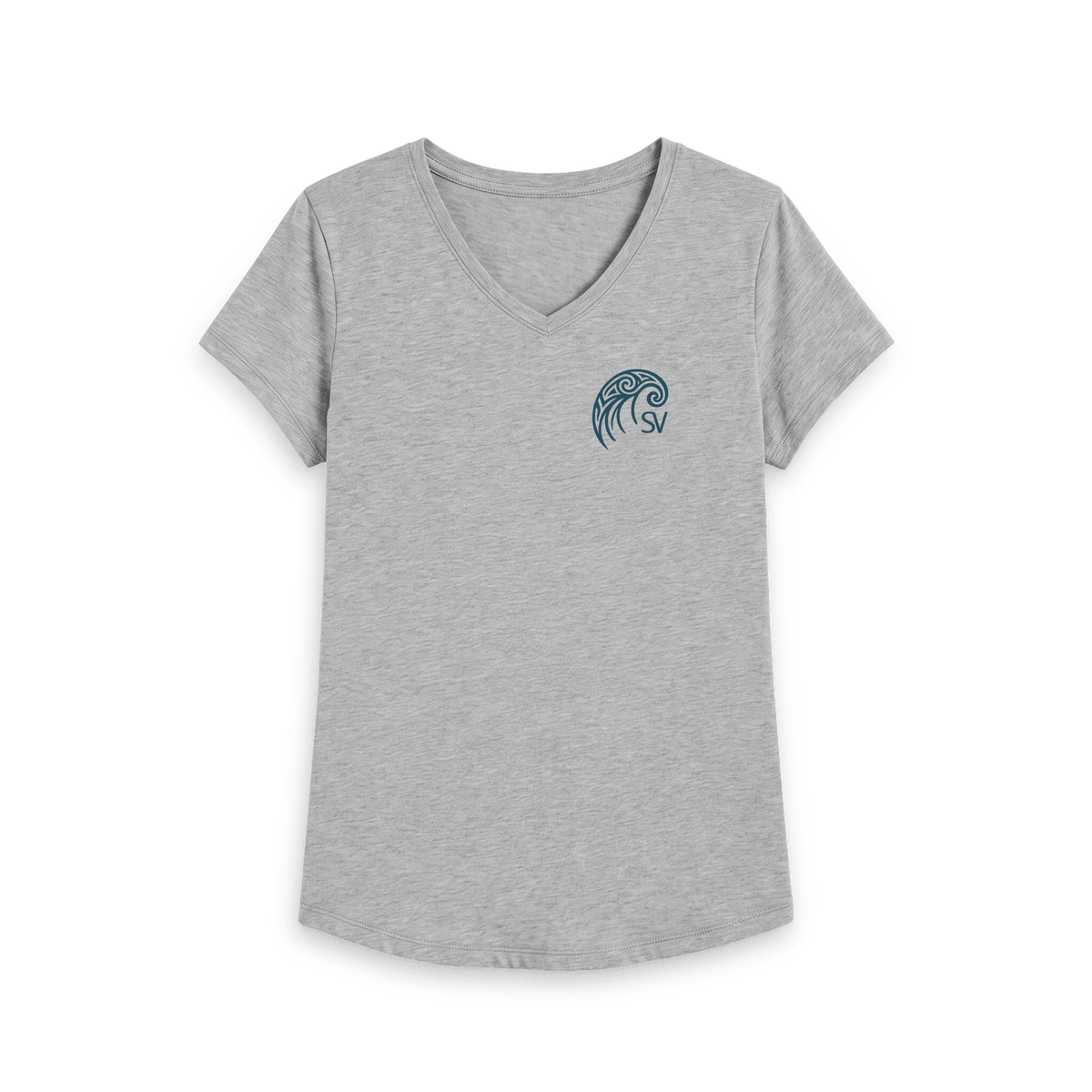 Athletic Grey Printed T-shirt Front