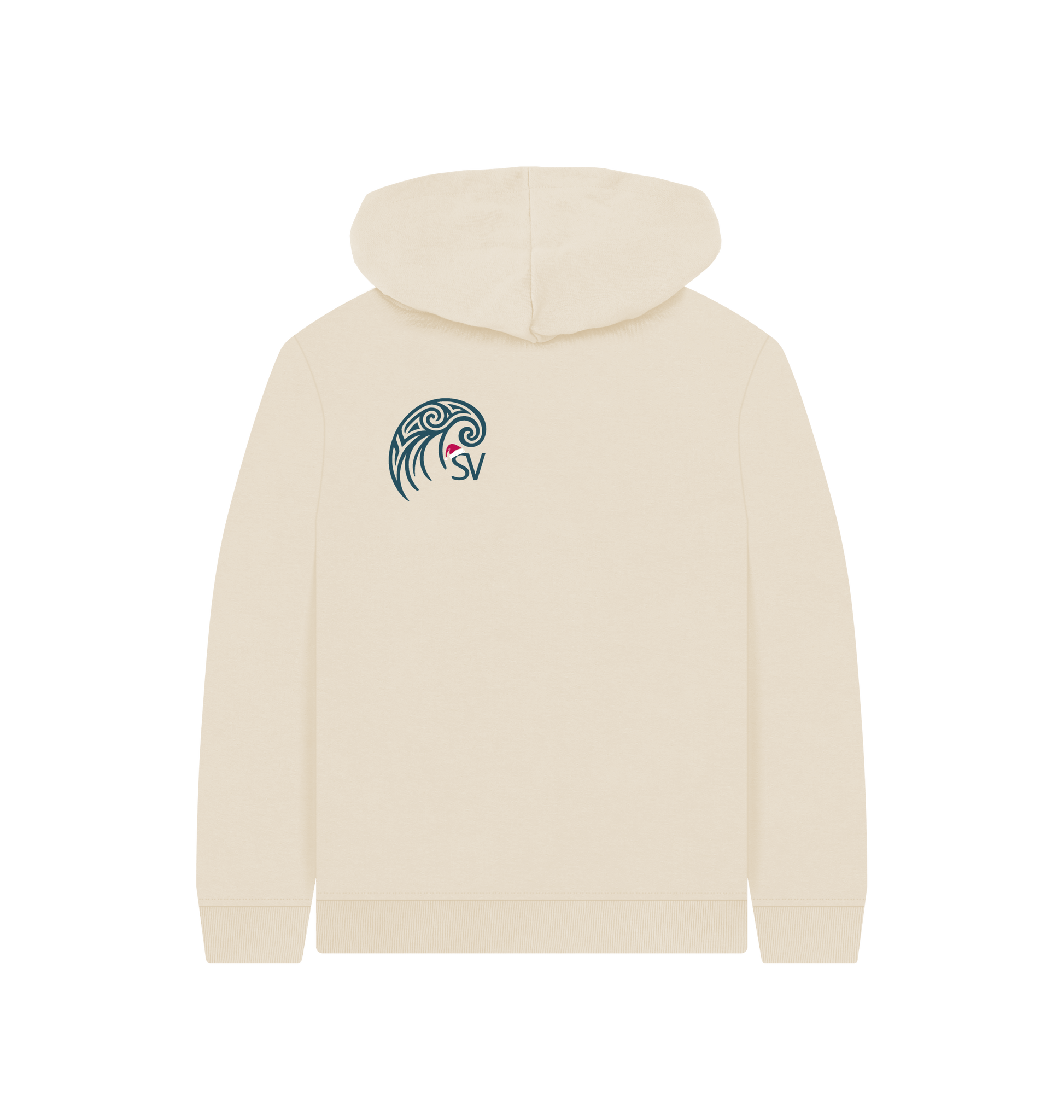 Oat Printed Kids Hoodie Back