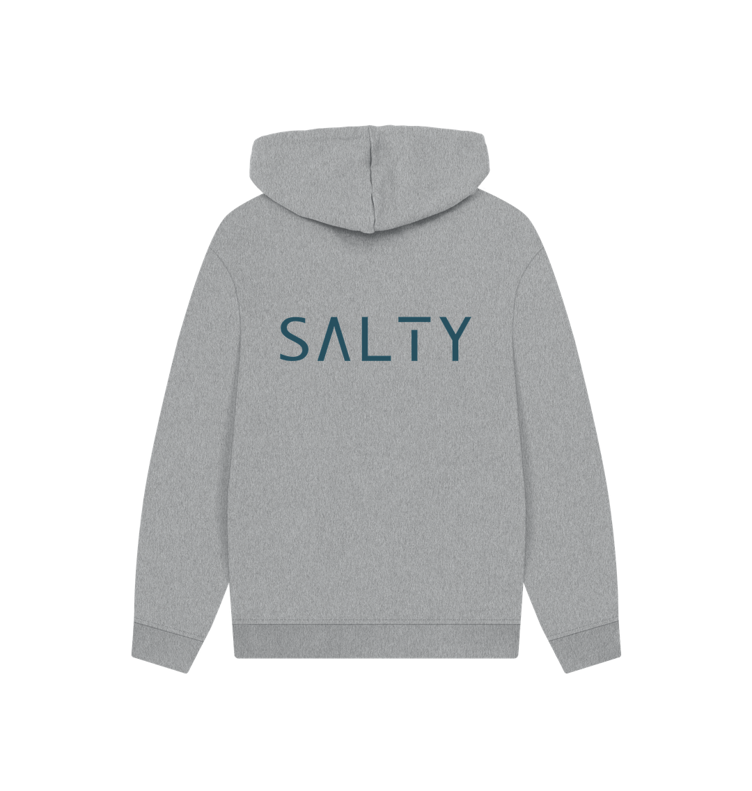 Athletic Grey Printed Hoody Back