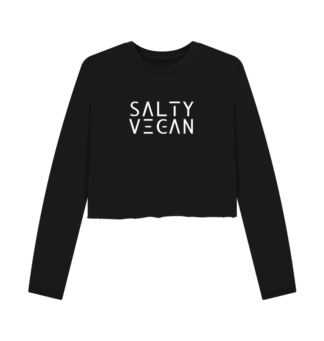 Black Printed Boxy Jumpers Front