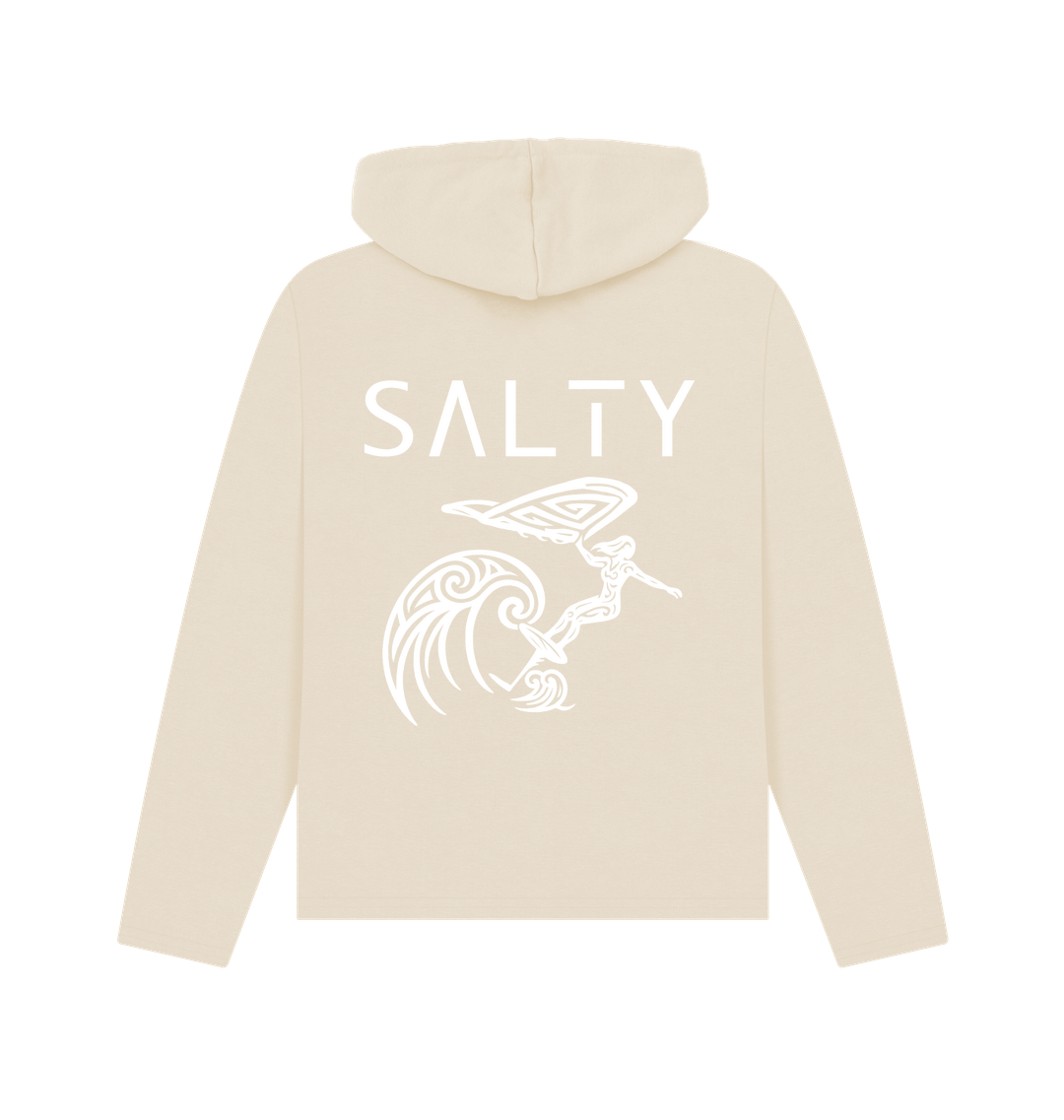 Oat Printed Hoody Back