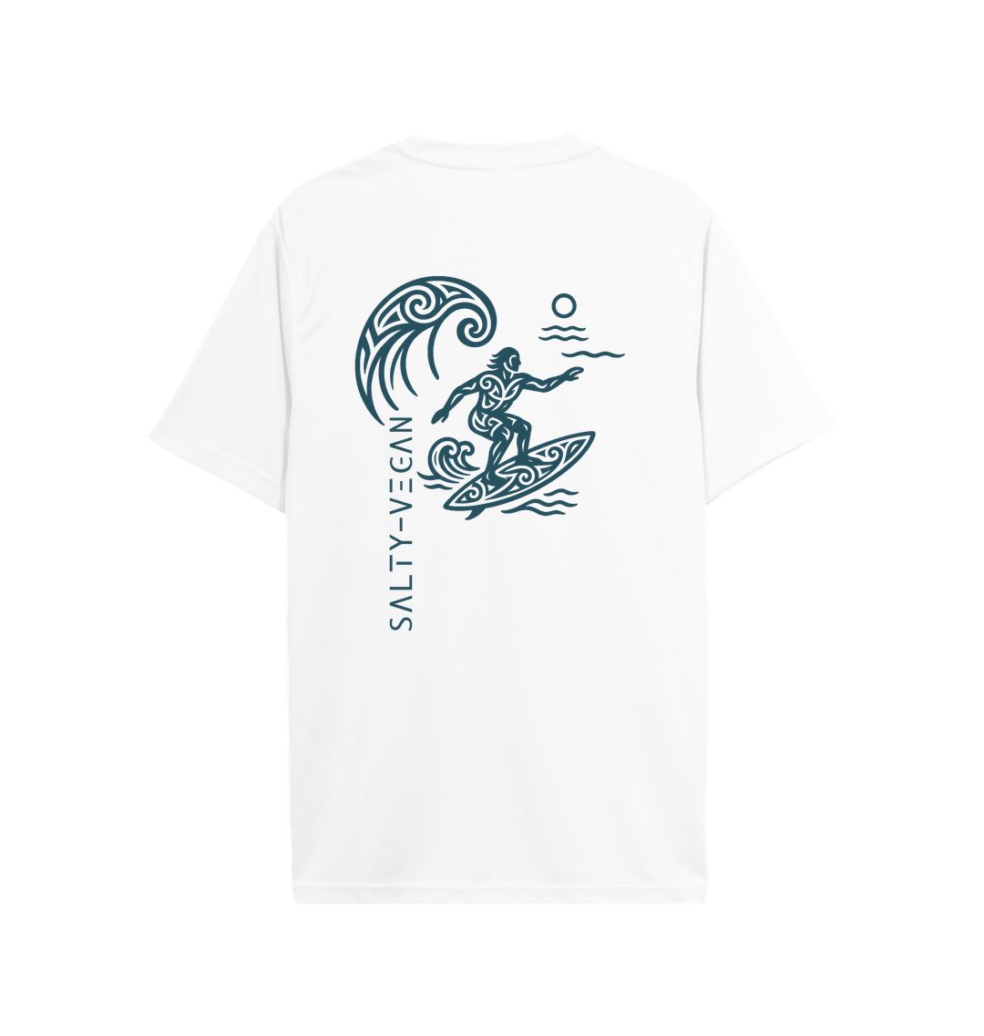 Arctic White Printed T-shirt Back