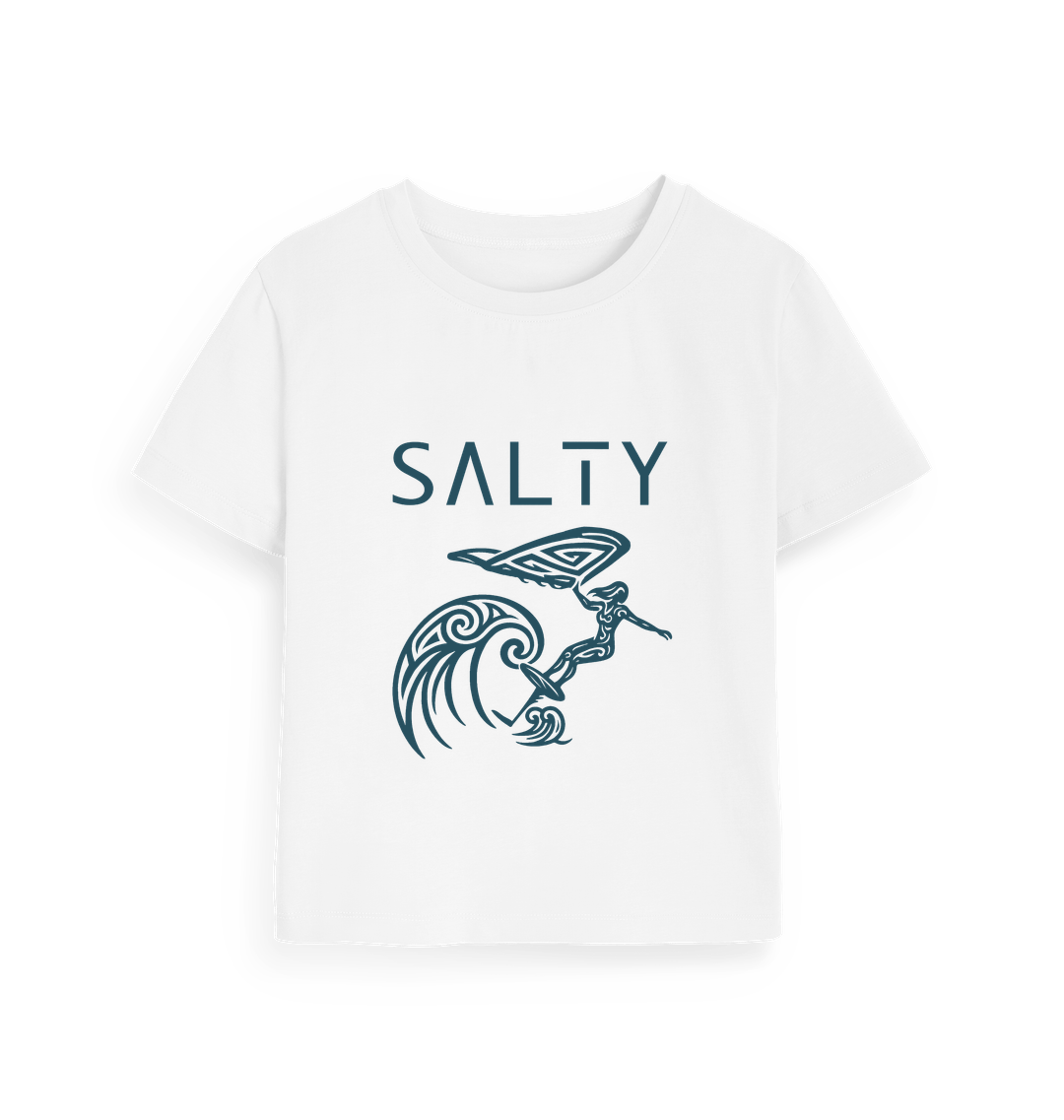 White Printed T-shirt Front