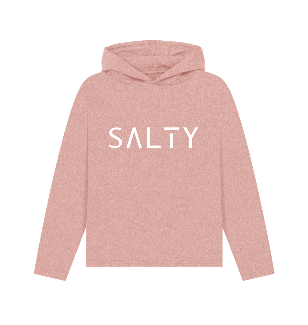 Sunset Pink Recycled Hoody Front