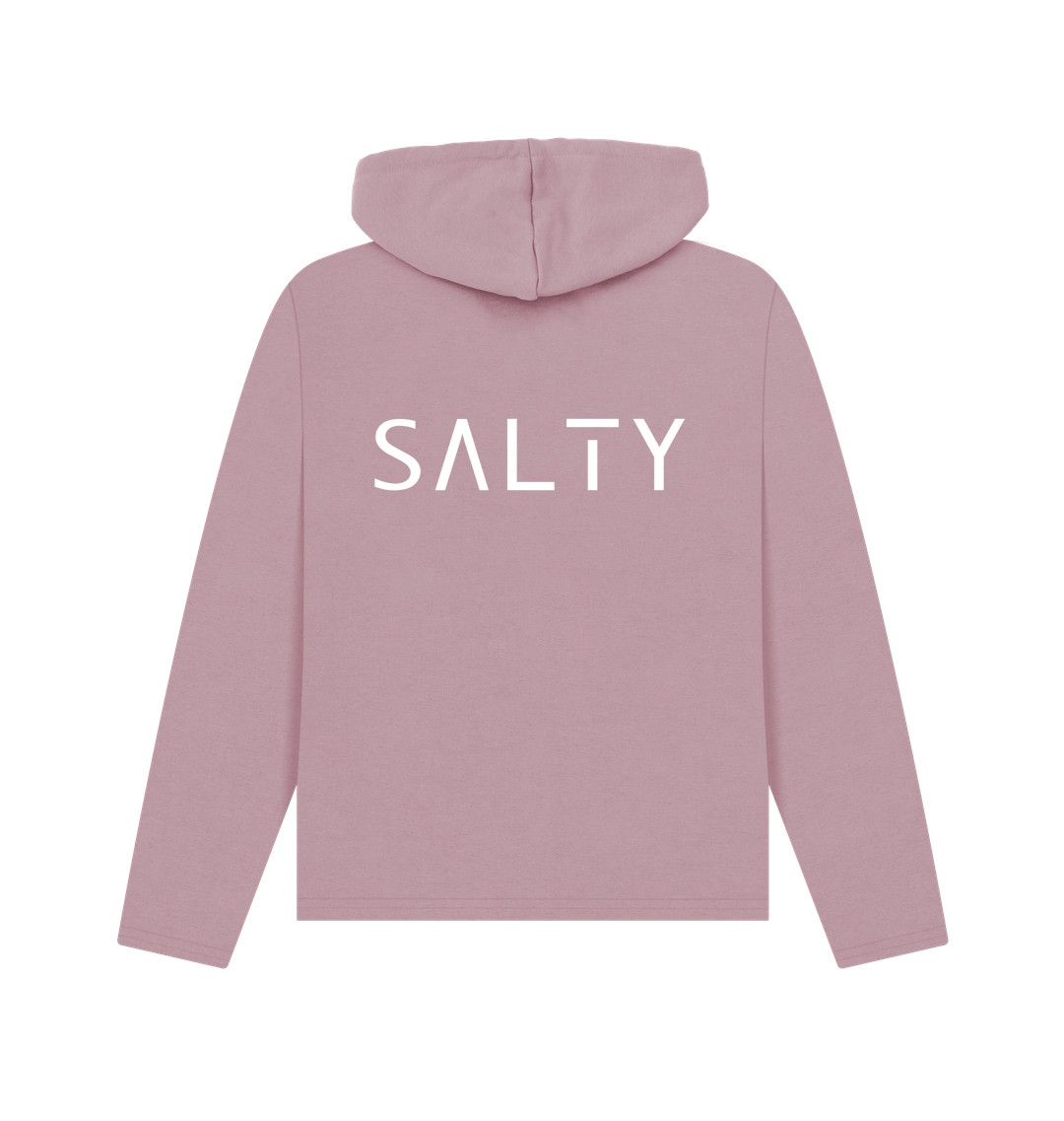 Mauve Printed Hoody Back