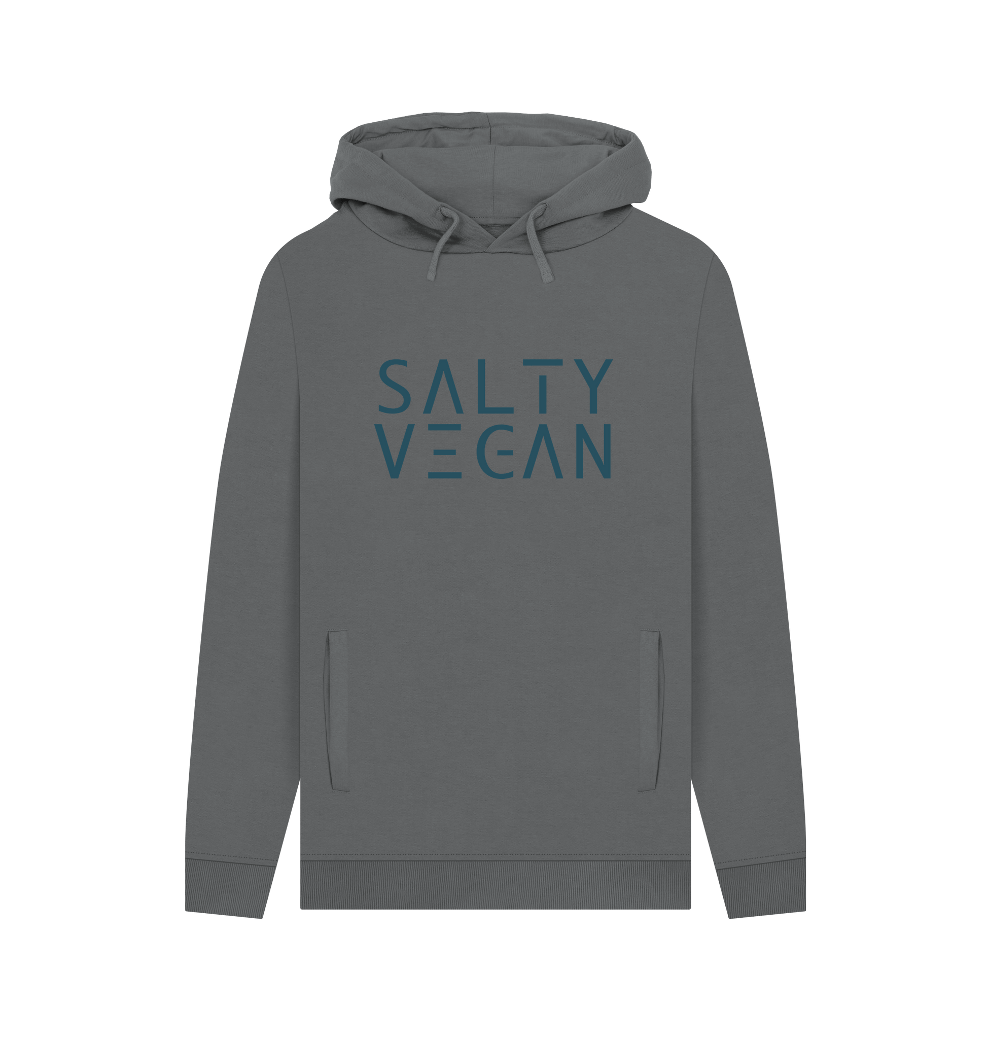 Slate Grey Printed Hoody Front