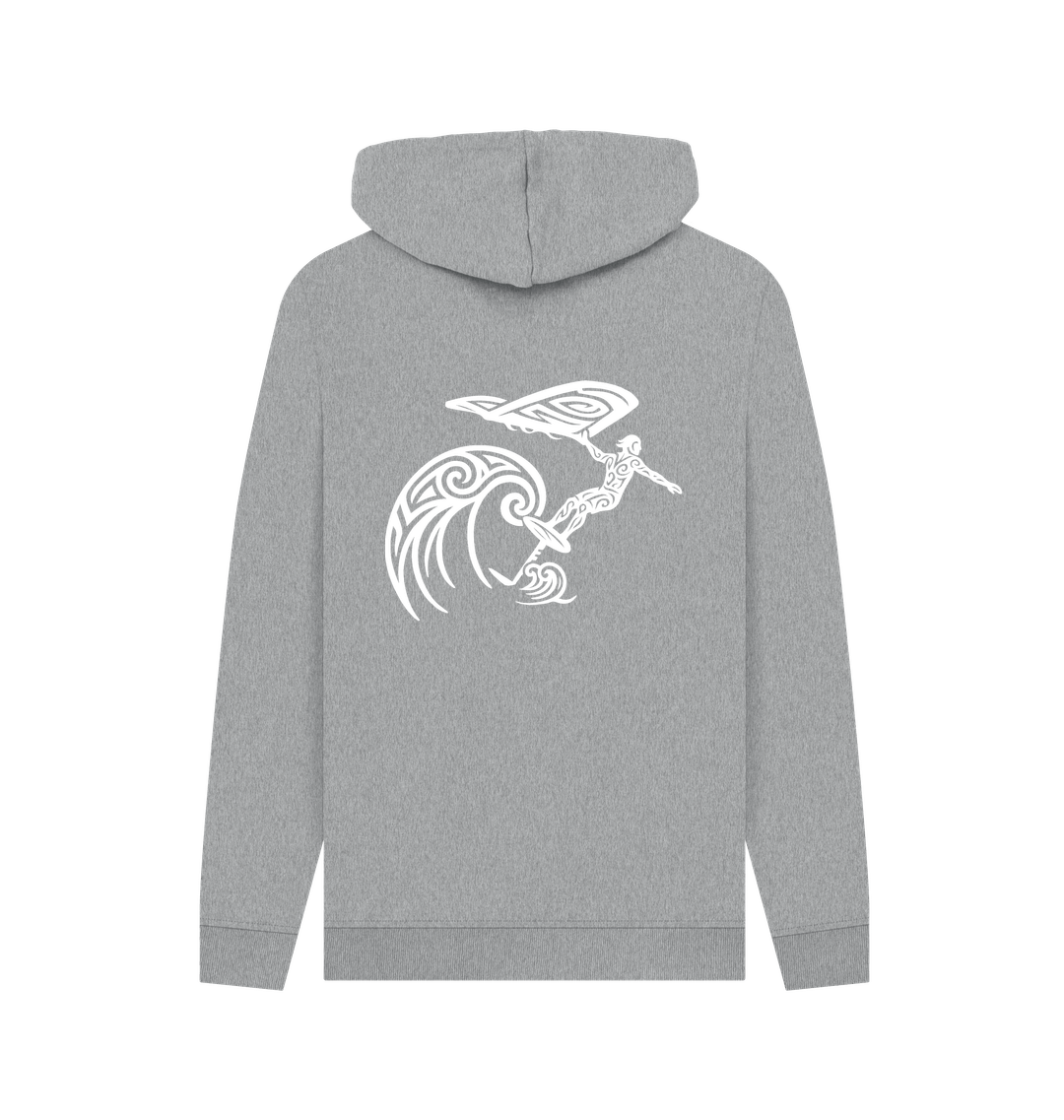 Light Heather Printed Hoody Back