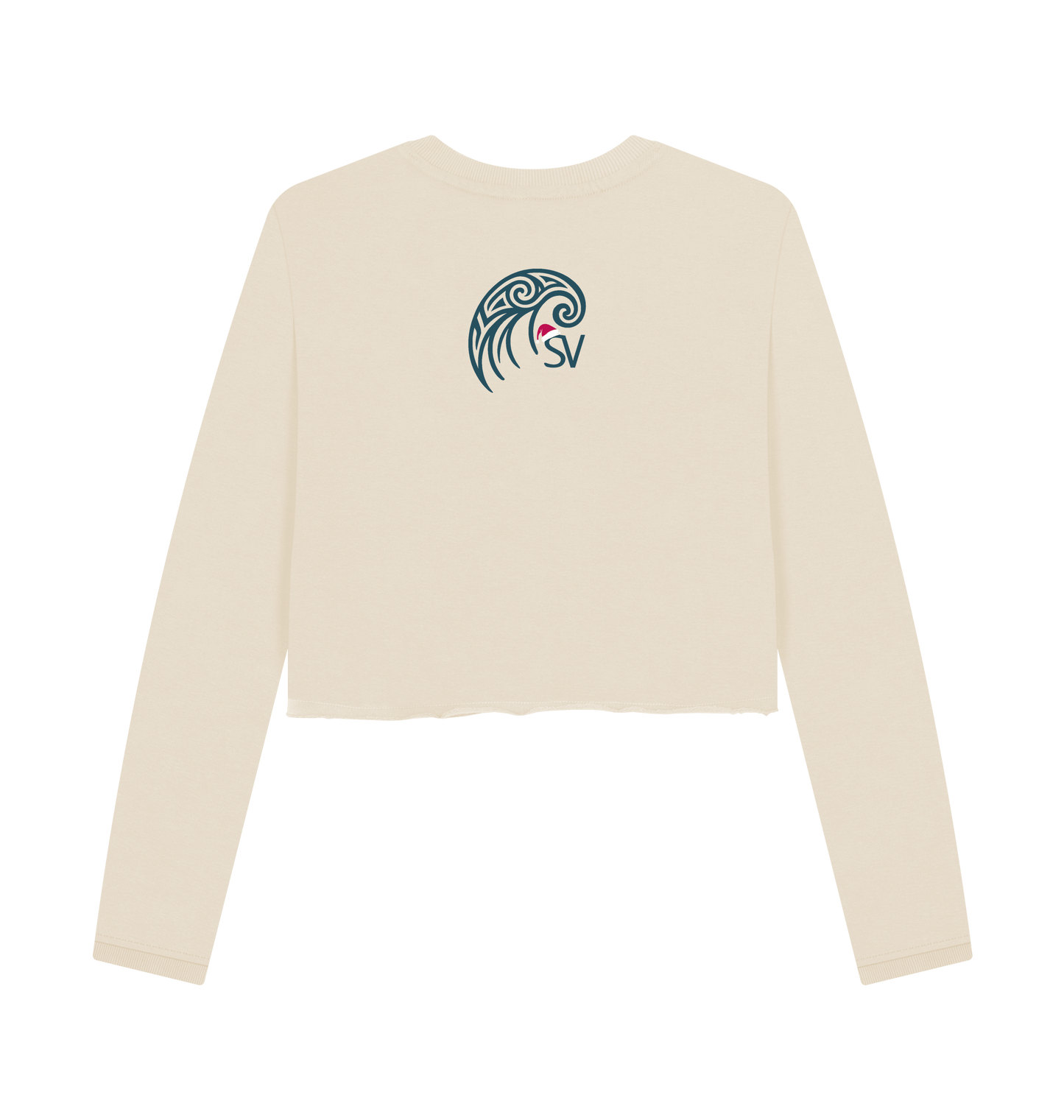 Oat Printed Boxy Jumpers Back