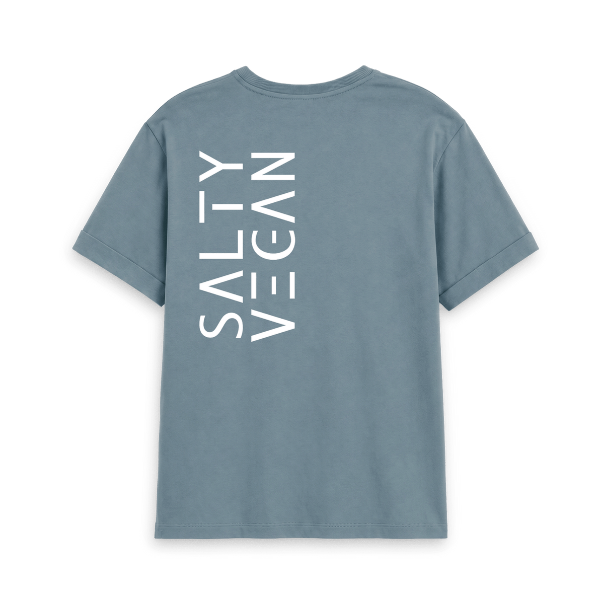 Stone Blue Printed T-shirt Back