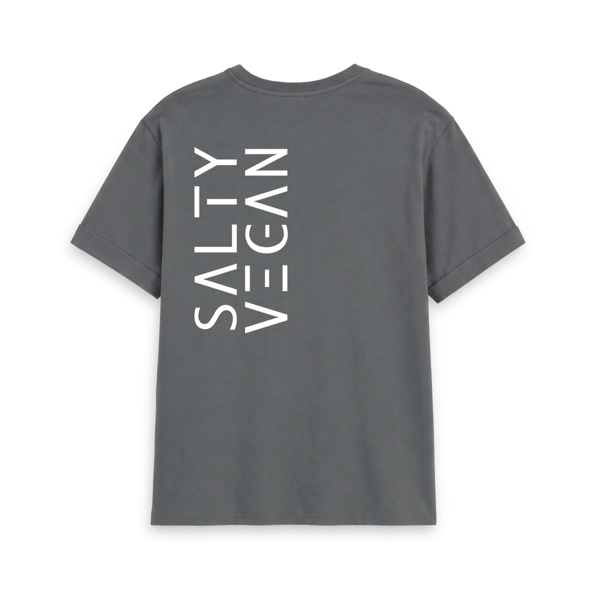 Slate Grey Printed T-shirt Back
