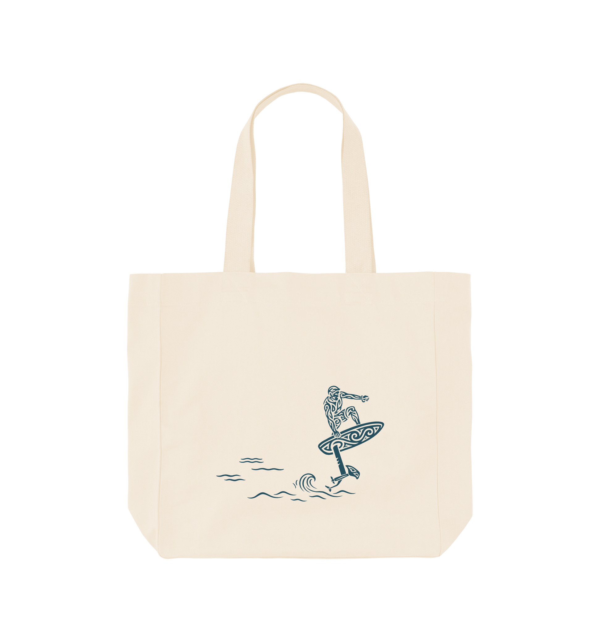 Natural Printed Bag Front