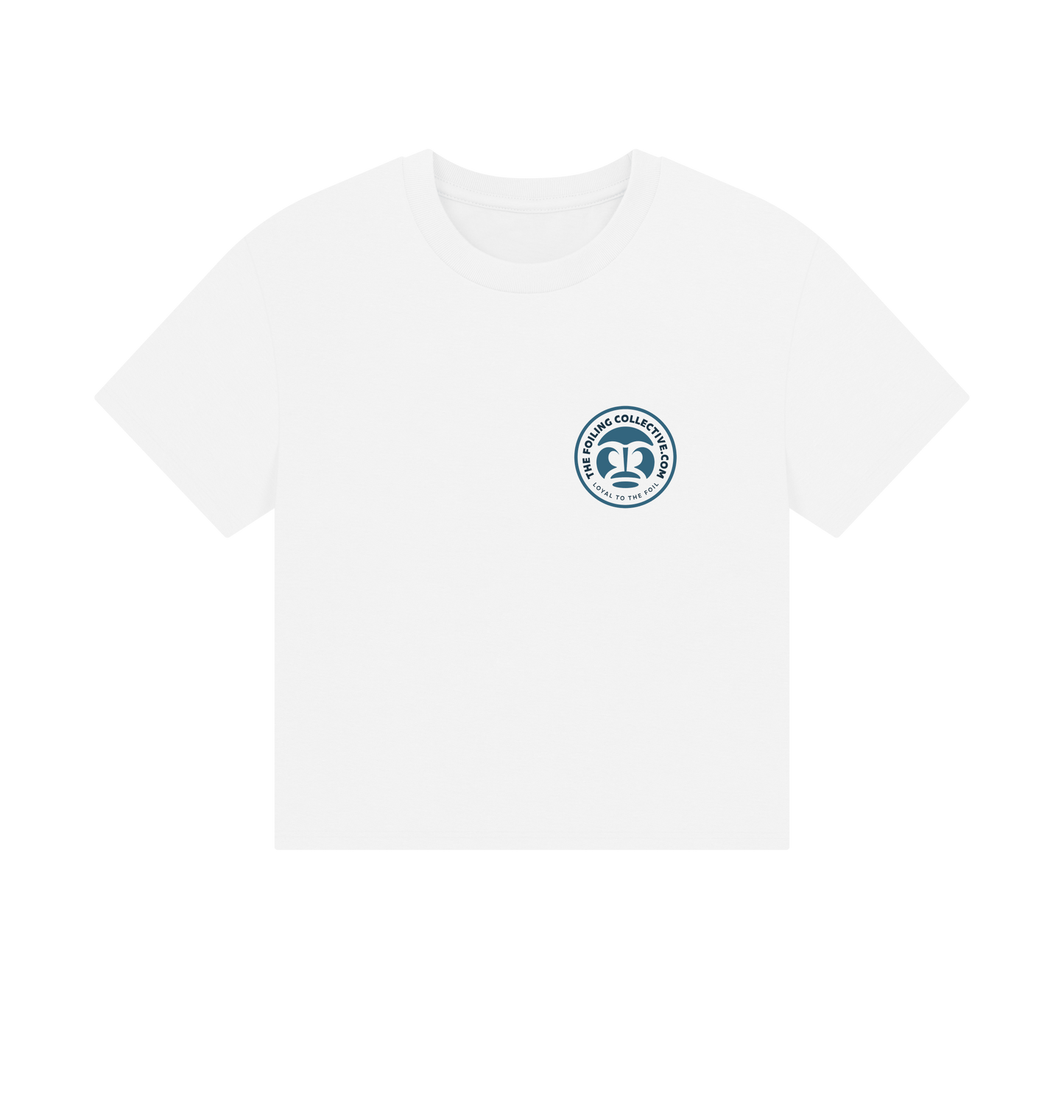 White Printed T-shirt Front