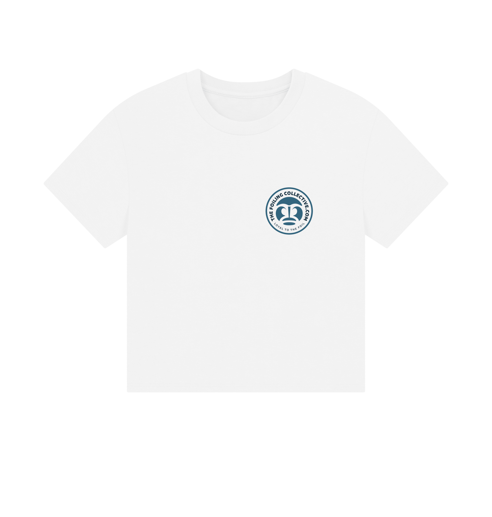 White Printed T-shirt Front
