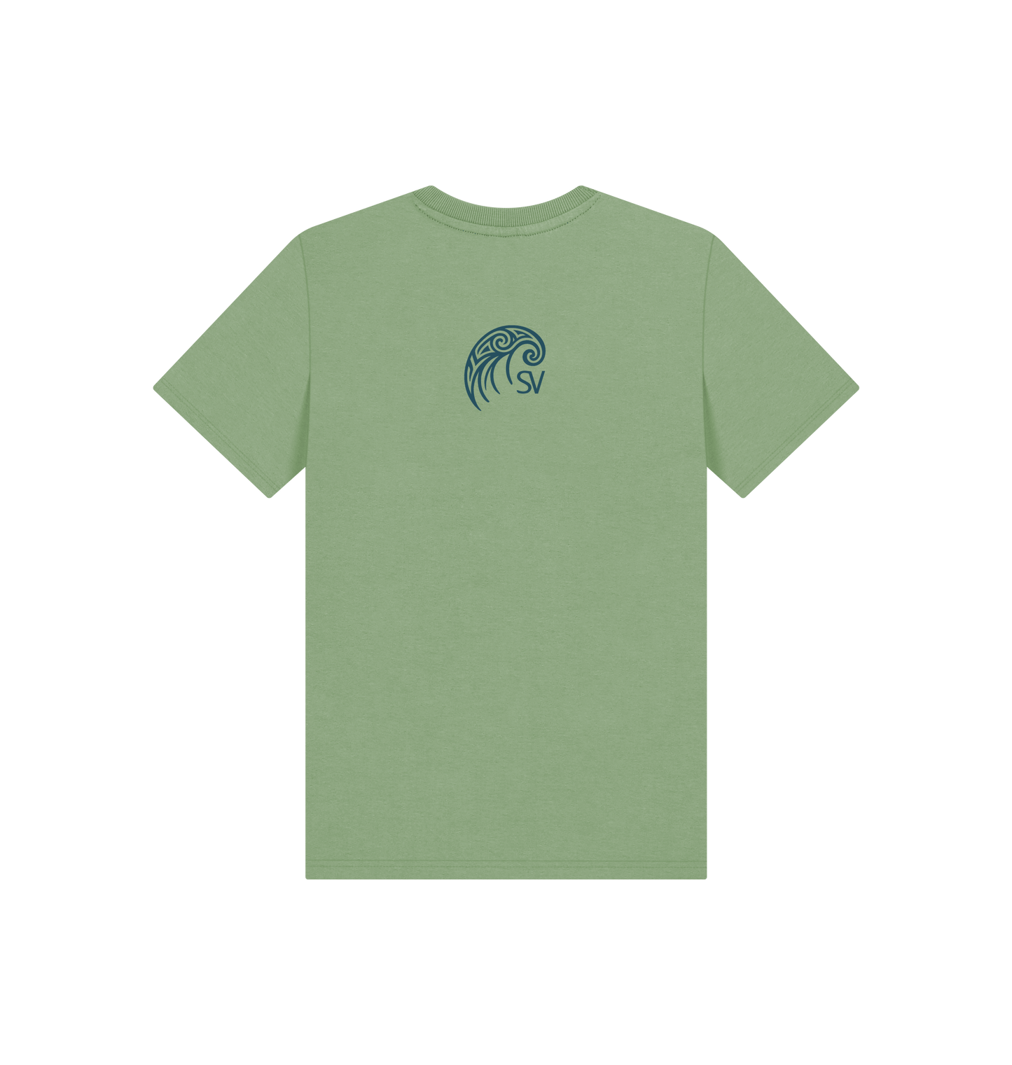 Sage Printed Kids T-Shirt Back