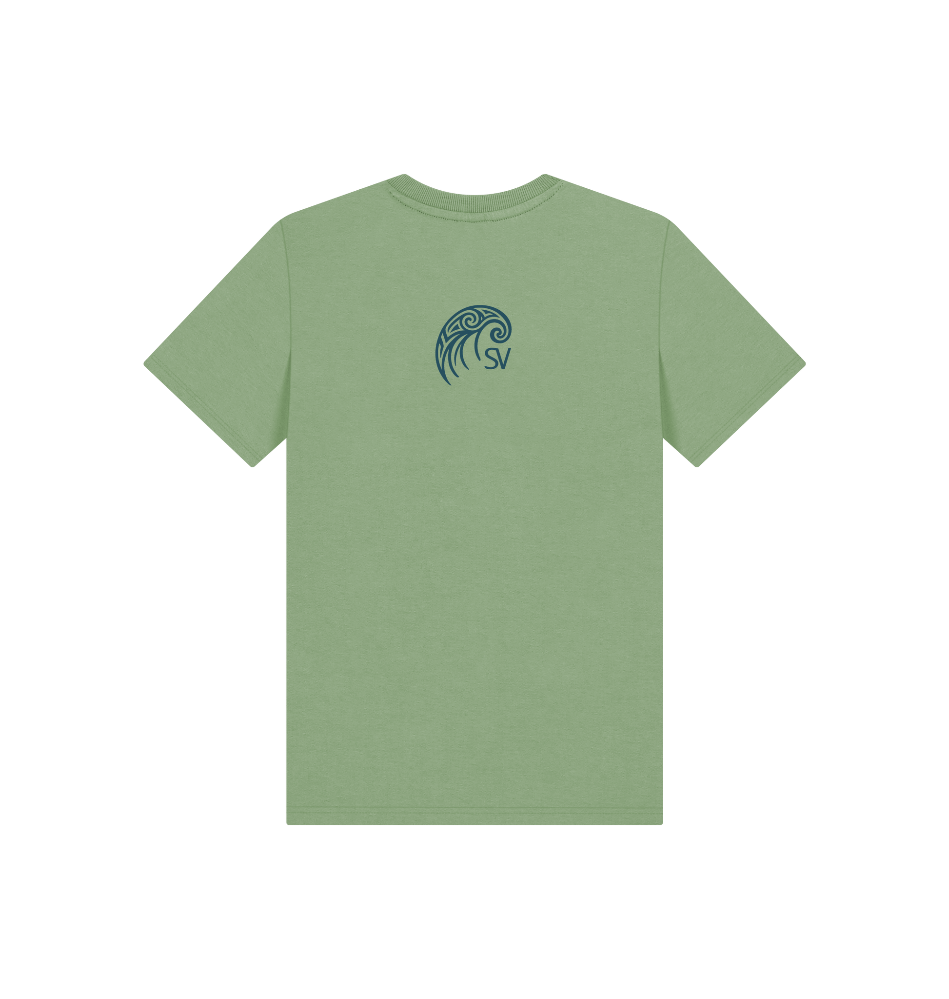 Sage Printed Kids T-Shirt Back