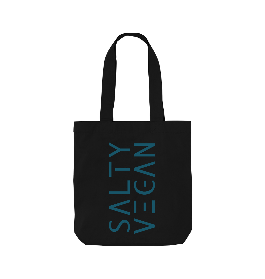 Black Printed Bag Back