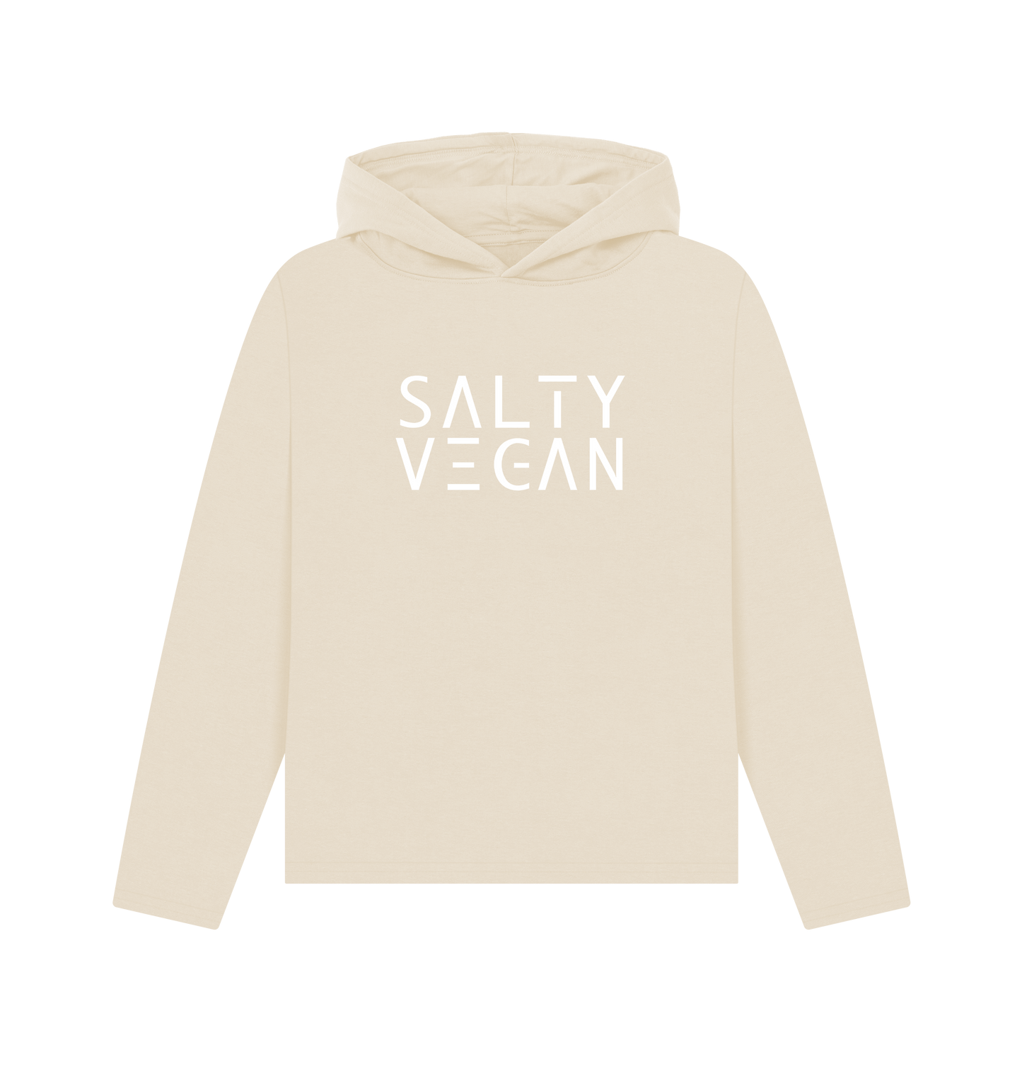 Oat Printed Hoody Front