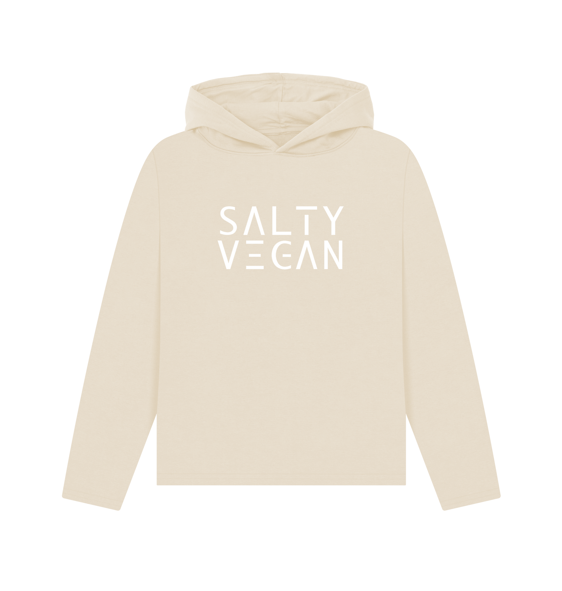 Oat Printed Hoody Front