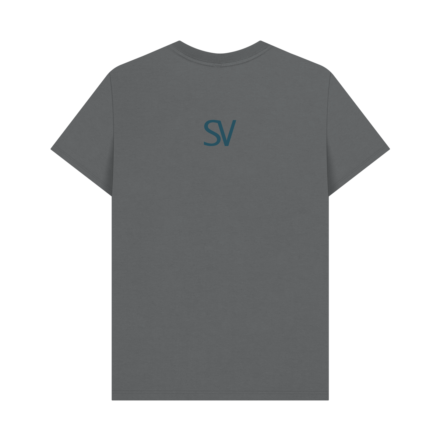 Slate Grey Printed T-shirt Back