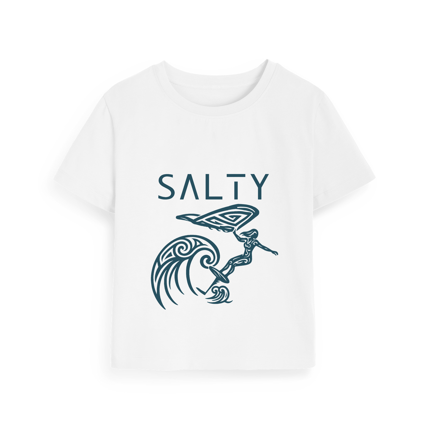 White Printed T-shirt Front