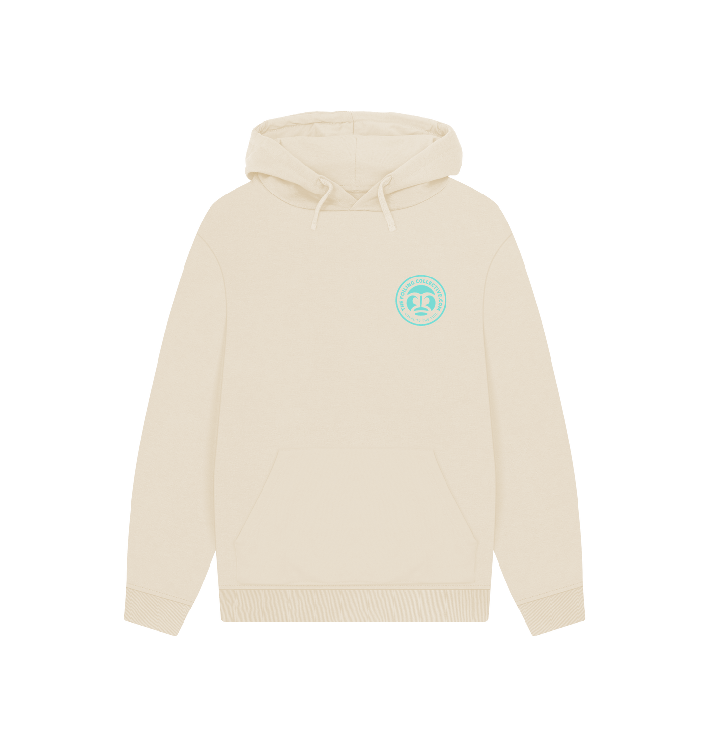 Oat Printed Hoody Front